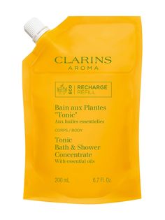 Сменный блок пены для ванны и душа Clarins TONIC BATH & SHOWER CONCENTRATE REFILL