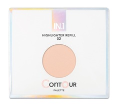 Сменный блок хайлайтера для палетки Contour palette N1 Contour Palette Highlighter Refill