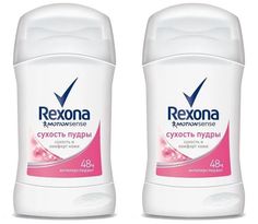 Дезодорант Rexona женский Сухость Пудры 40мл 2 штуки