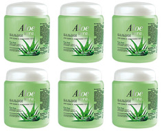 Бальзам Витэкс ALOE VERA для сухих и нормальных волос 450мл, комплект 6 шт Vitex