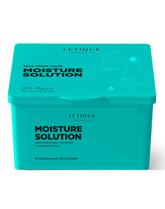 Увлажняющая тканевая маска для лица Letique Cosmetics Moisture solution 30 шт