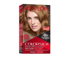 Краска для волос REVLON colorsilk #57 Очень светлый золотой коричневый 130 мл