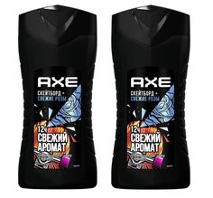 Гель для душа AXE Скейтборд и Розы 250мл/2 шт