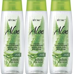 Витэкс ALOE+7 ЭКСТРАКТОВ Ультра увлажняющий алоэ-гель для душа, 400 мл.3 шт. Vitex