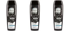 Гель-душ Витэкс BLACK CLEAN FOR MEN с активным углем для волос, тела и бороды 400 мл 3 шт Vitex