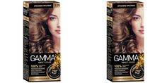 Краска для волос Gamma Perfect Color, тон 7.75, Ореховое пралине, 2 шт.