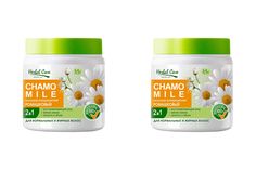 Бальзам-кондиционер для волос Iris Herbal Care Ромашковый 2в1 500мл 2шт