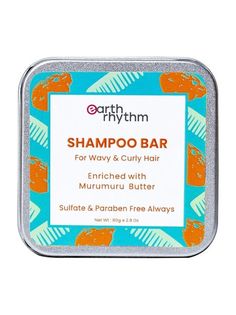 Твердый шампунь для вьющихся волос Earth Rhythm Murumuru Butter Shampoo Bar