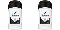 Дезодорант Rexona женский Невидимый на Черном и Белом 40мл 2 штуки