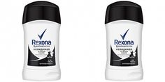 Дезодорант Rexona женский Невидимый на Черном и Белом 40мл 2 штуки