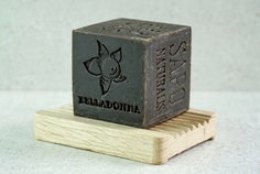 Мыло натуральное дегтярное с иланг илангом 200 г No Brand