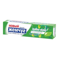 Зубная паста Новый жемчуг Зеленое яблоко отбеливание 100 мл