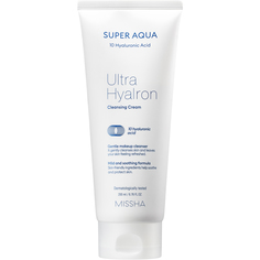 Крем-пенка для умывания Missha Super Aqua Ultra Hyalon Cleansing Cream