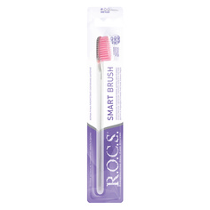 Зубная щетка R.O.C.S. Классическая мягкая цвет бесцветный розовый