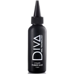 База для гель-лака Diva Nail Technology каучуковая основа для ногтей прозрачная 110 мл