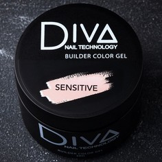 Гель для наращивания ногтей Diva Nail Technology камуфлирующий теплый бежевый 30 г