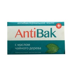 Мыло антибактериальное с маслом чайного дерева и экстрактом брусничных листьев, 180 г Monpari