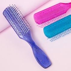 Расческа массажная, 4 ? 17 см, цвет МИКС No Brand
