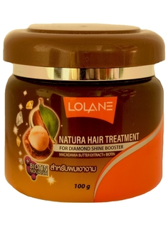 Маска для волос Lolane Natura с маслом макадамии Питание и Бриллиантовый блеск