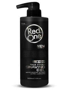 Гель для бритья RedOne Shaving Gel Face Fresh SILVER, 500 мл