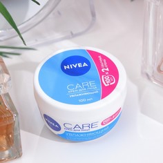 Увлажняющий крем Nivea Care, для всех типов кожи, 100 мл