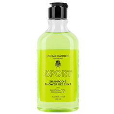Гель для душа и шампунь 2 в 1 Sport Royal Barber 290 мл