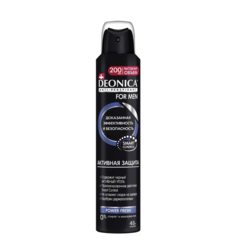 Дезодорант DEONICA FOR MEN Активная защита 200 мл, 2 шт