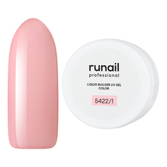Камуфлирующий жидкий Уф-гель цвет Сверкающий лепесток №5422/1, 15 мл Ru Nail Professional