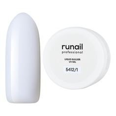 Жидкий Уф-гель цвет Белый, 15мл №5412/1, 15 мл Ru Nail Professional