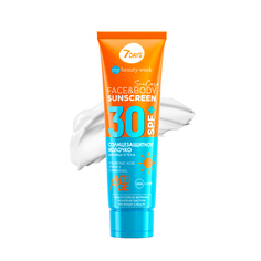 Молочко солнцезащитное для лица и тела 7 DAYS Sunscreen SPF 30+ 200 мл