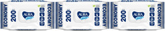 Влажные салфетки Aura для всей семьи Family big-pack , 200 шт 3 уп