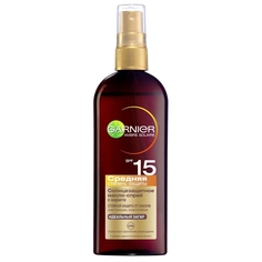 Масло-спрей для загара Garnier "Ambre solaire" spf15