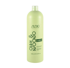 Kapous Шампунь для волос с маслами Авокадо и Оливы линии Studio Professional, 1000 мл
