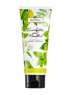 Крем для ног с ароматом эвкалипта и ментола HerbEra Eucalyptus and Menthol Foot Cream