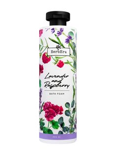 Пена для ванны с ароматом лаванды и малины HerbEra Lavender and Raspberry Bath Foam