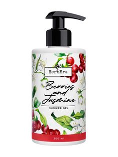 Гель для душа с ароматом лесных ягод и жасмина HerbEra Berries and Jasmine Shower Gel