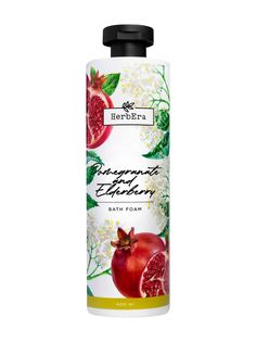 Пена для ванны с ароматом граната и бузины HerbEra Pomegranate and Elderberry Bath Foam