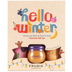 FRUDIA Подарочный набор Зимний Hello Winter 2 (10мл+30г*2шт) малина/кокос НОВИНКА