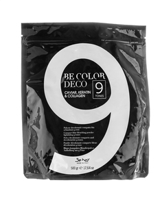 1031291 Compact blue bleaching powder 9 tones - Пудра для осветл волос 500 г Be Hair