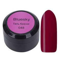 Bluesky Гель-краска для ногтей / Classic 048, коричнево-бордовый, 8 мл, (2шт.)