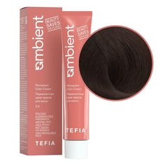 TEFIA Ambient 5.86 Перманентная крем-краска для волос / Светлый брюнет 60 мл