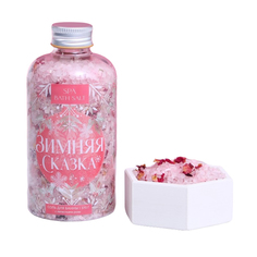 Соль для ванны с лепестками болгарской розы Зимняя сказка, 370 г Чистое счастье