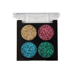 Глиттеры палетка 4-х цветная Handaiyan Glitter Palette т.04 8 г