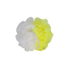 Мочалка-шар большой Gloss Ideal М-255 (А-32), желто-белая 1 шт