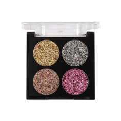 Глиттеры палетка 4-х цветная Handaiyan Glitter Palette т.02 8 г