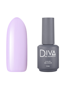 Гель-лак для ногтей Diva Nail Technology плотный светлый насыщенный сиреневый 15 мл