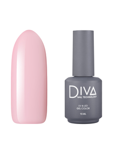 Гель-лак для ногтей Diva Nail Technology плотный светлый насыщенный розовый 15 мл