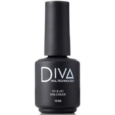 Гель-лак для ногтей Diva Nail Technology плотный светлый насыщенный розовый 15 мл