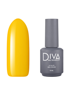 Гель-лак для ногтей Diva Nail Technology плотный светлый насыщенный желтый 15 мл