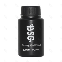 Цветная жесткая база Bio Stretch Gel Glossy Gel FLUID универсальный базовый гель 30 мл